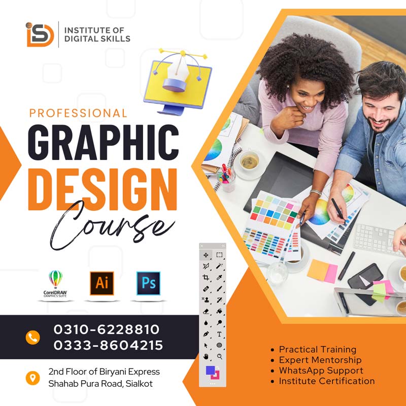 Professional Graphic Designing Course in Sialkot