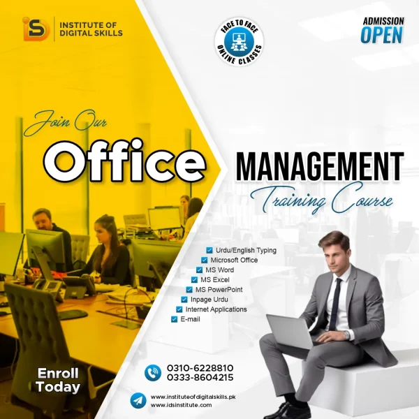 Office Management Course in Sialkot