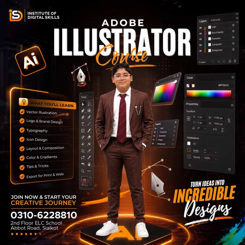adobe illustrator course in sialkot