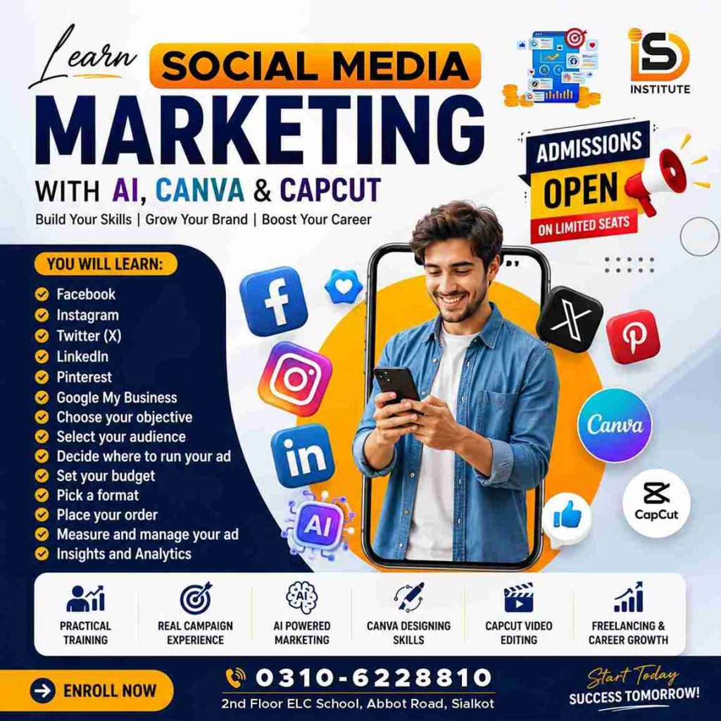 social media marketing course in sialkot