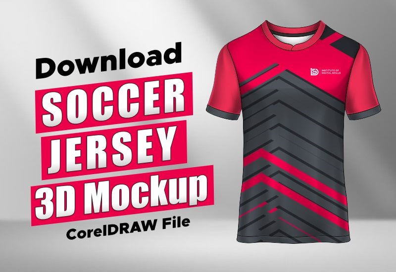 Free Soccer Jersey 3D Mockups