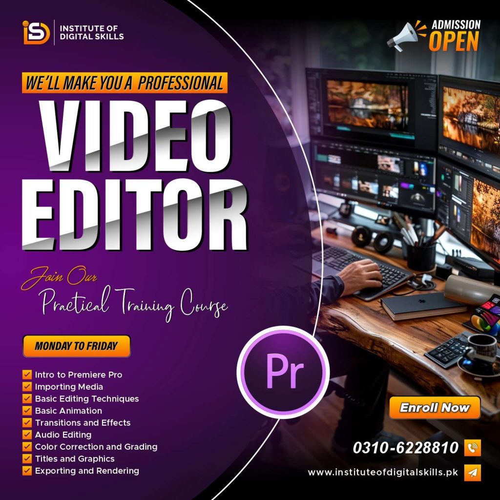 Video Editing Course in Sialkot