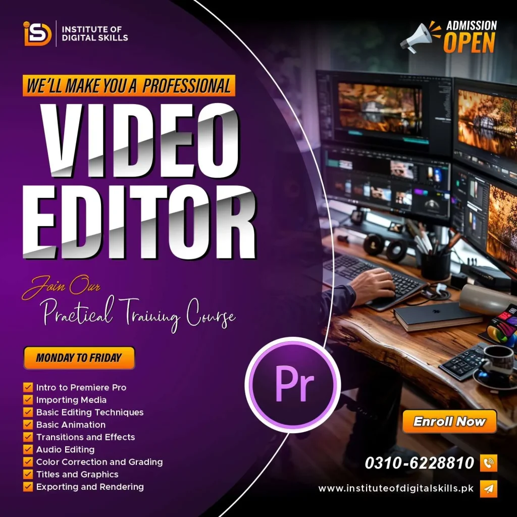 Video Editing Course in Sialkot