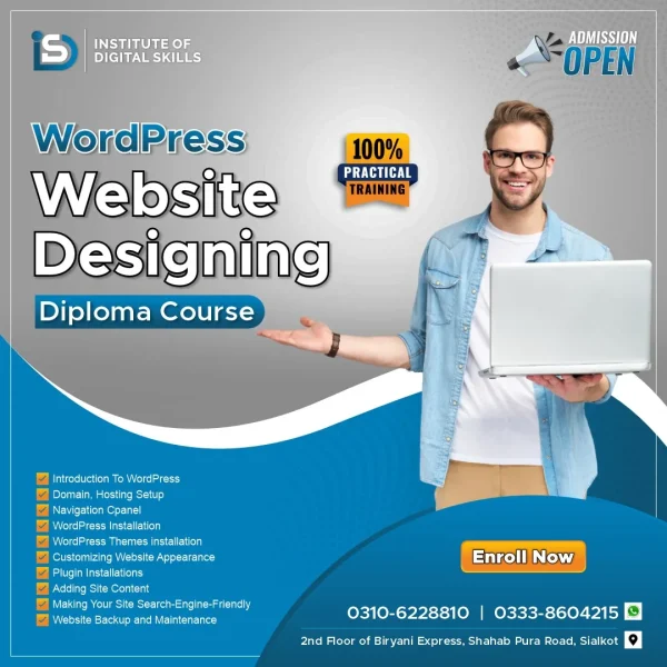 Wordpress Web Designing Course in Sialkot
