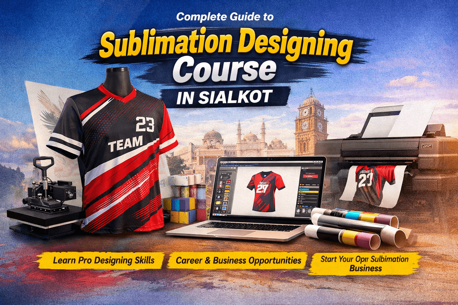 Complete Guide to Sublimation Designing Course in Sialkot