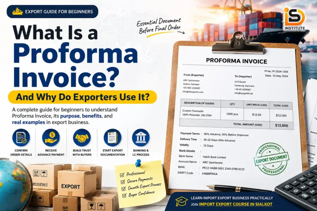 What Is a Proforma Invoice? Why Exporters Use It in Pakistan