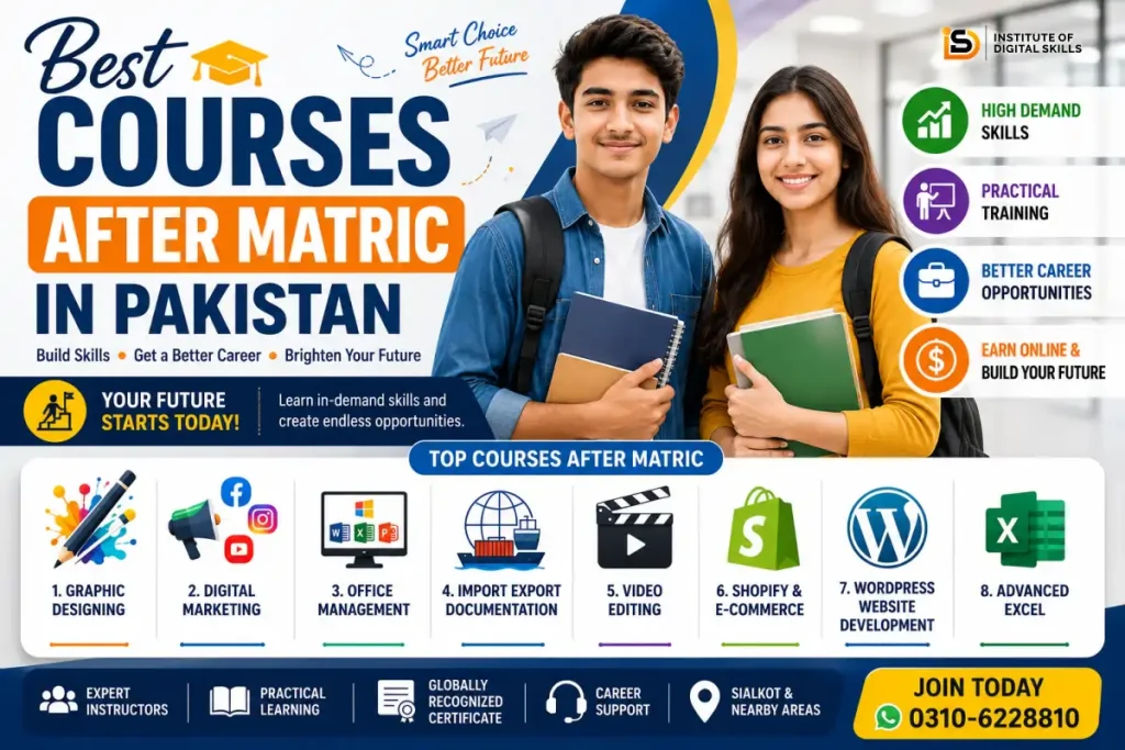 Best Courses After Matric in Pakistan