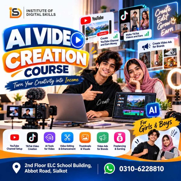 AI Video Creation Course in Sialkot